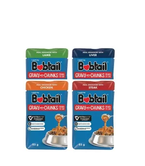 Bobtail Gravy With Chunks Pouches