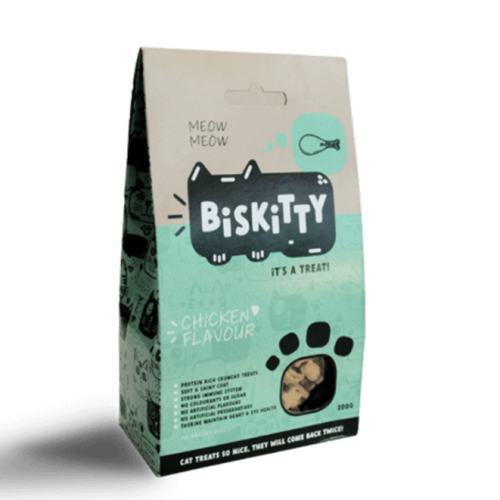BISKITTY CAT CHICKEN TREATS 200G 1