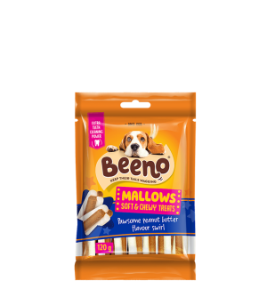 Beeno Mallows Peanut Butter Dog Treats 120gm