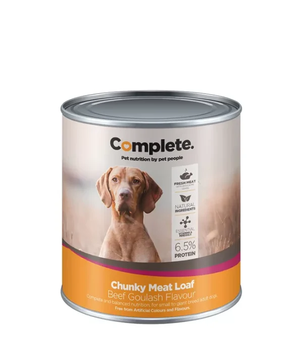 Complete Dog Food Can Beef Goulash 775g