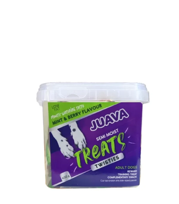 Juava Semi Moist Treats Mint and Berry 400g 1