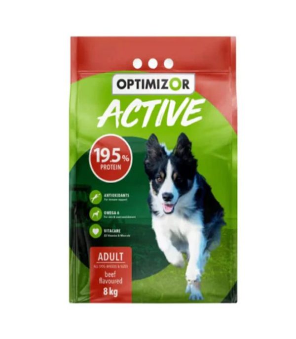 Optimizor Adult Beef Active 8kg