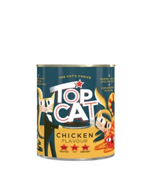 Top Cat Chicken Flavoured Cat Food 425g