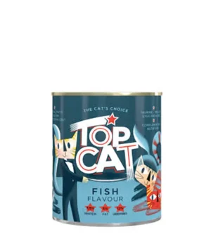 Top Cat Fish Flavoured Cat Food 425g