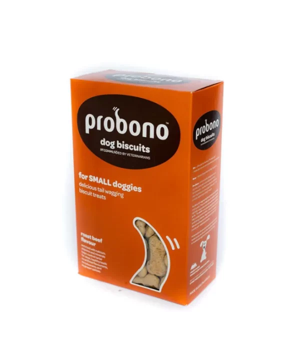 Probono Roast Beef Dog Biscuits for Small Dogs 1kg