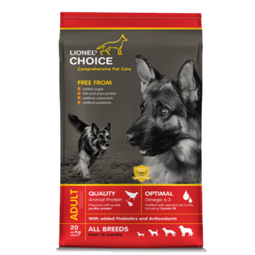 Lionel's Choice Adult Dog Food 20kg