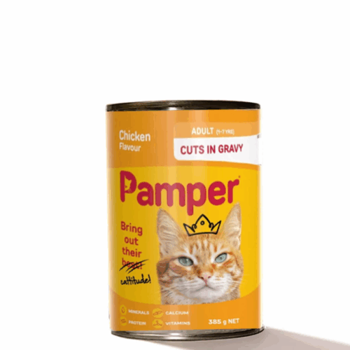 Pamper Cat Can - Chicken 385g