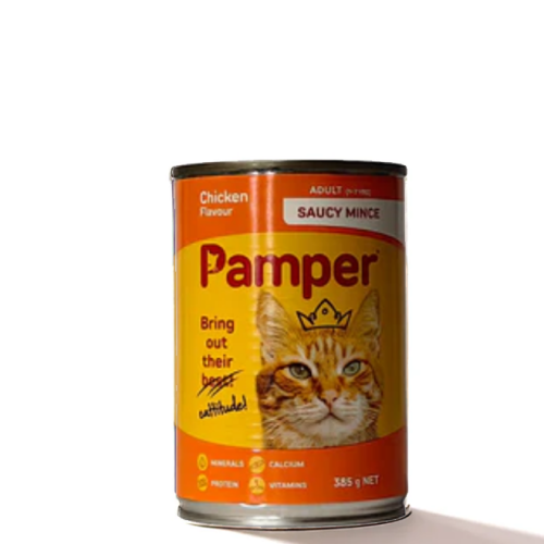 Pamper Cat Can - Chicken Mince 385g