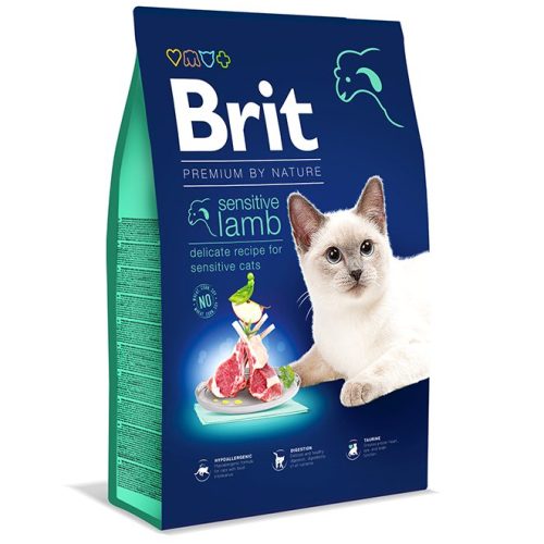 Brit Premium Sensitive Digestion Lamb Adult Cat Food 800g