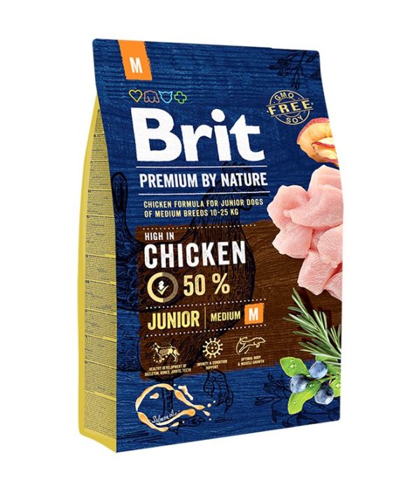 Brit Premium Chicken Medium Puppy Dog Food 1kg