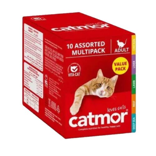 Catmor Adult Assorted Wet Cat Food Multipack 10 X 70g