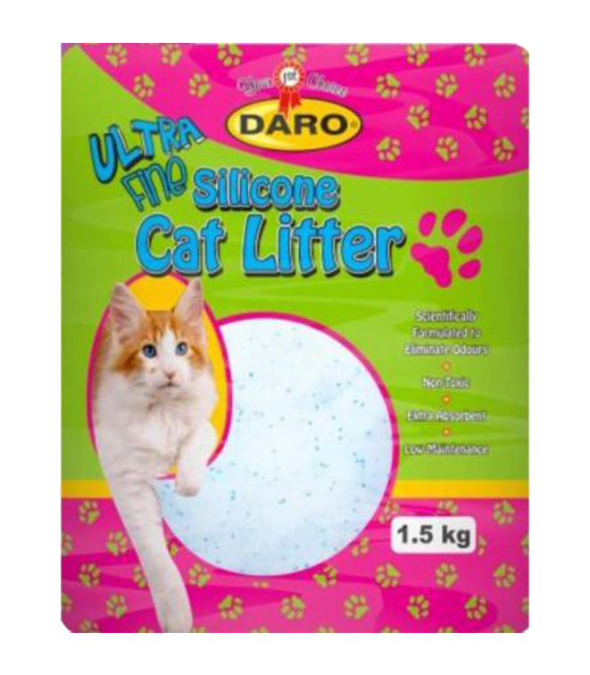 Curated visual reference: Visual Reference: Daro Cat Litter Ultra Fine Silicone 1 5Kg