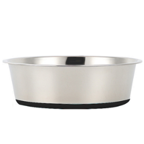 MPF Stainless Steel Dog / Pet Bowls with Nonslip Rubber Bottom 750L