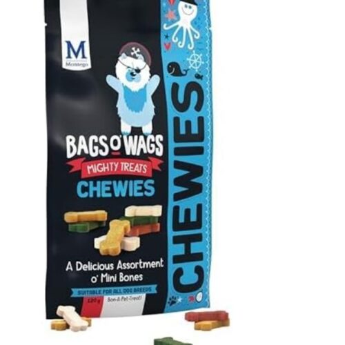 Montego Bags O' Wags Chewies Mini Dog Chew Treats 120g