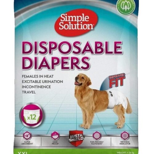 Simple Solution Disposable Diapers Xtra Large (12 Pack)